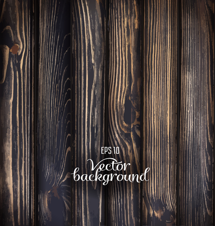 Natural Vector wood plank background.のイラスト素材