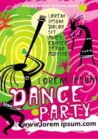 Party Poster Background Templateのイラスト素材
