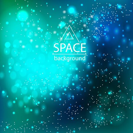 Abstract space galaxy background with cosmic light and stars