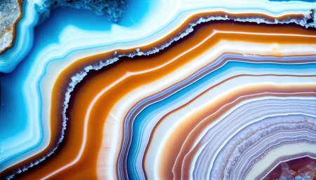 Geode Textures Backgrounds inspired by agate stones, Generative AIの素材