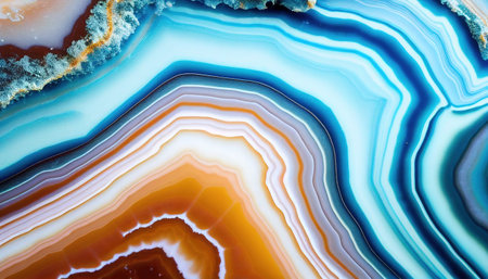 Geode Textures Backgrounds inspired by agate stones, Generative AIの素材