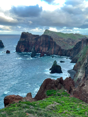 Landscape of Madeira islandの写真素材