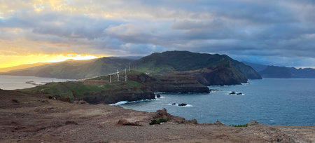 Landscape of Madeira islandの写真素材