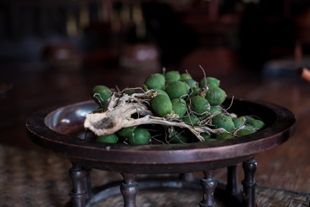 Traditional thai fruit trayの写真素材