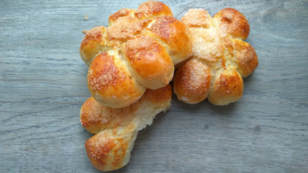 ruddy, freshly baked rolls