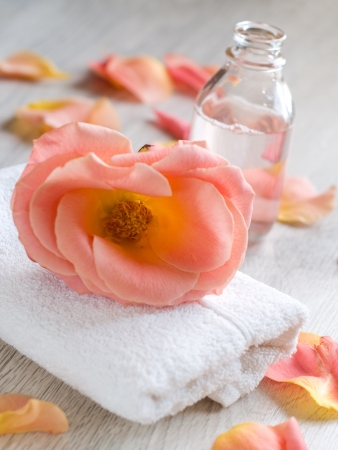 Spa and aromatherapy set, selective focusの写真素材