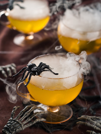 Halloween drink for party, selective focusの写真素材