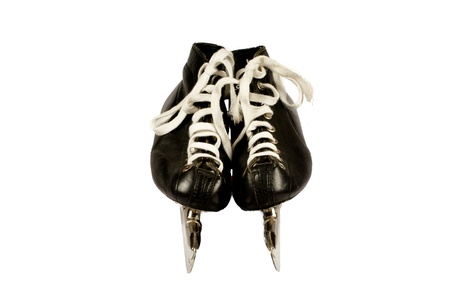 Pair skates isolated on a white backgroundの写真素材