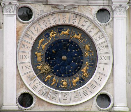 Astronomical clock                               の写真素材
