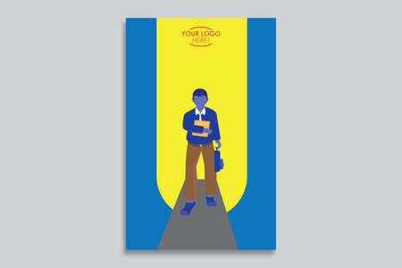 Flat designs posterのイラスト素材