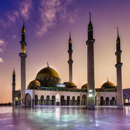 Mosque of Sheikh Zayed Grand Mosque in Abu Dhabi, UAEの素材