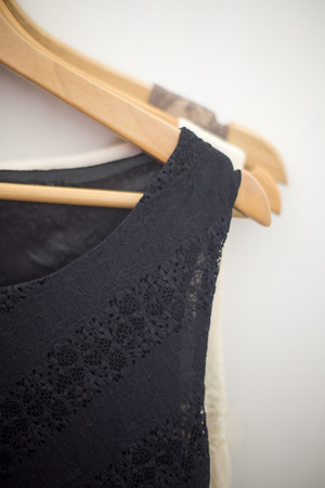Picture of the clothes in the retail storeの写真素材