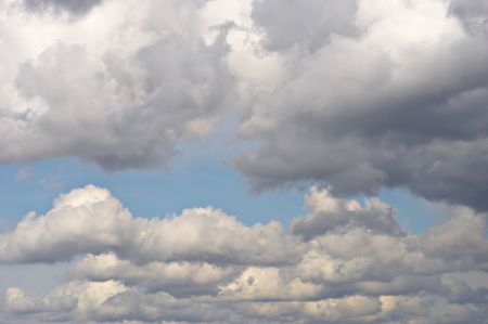 sky with overcast clouds