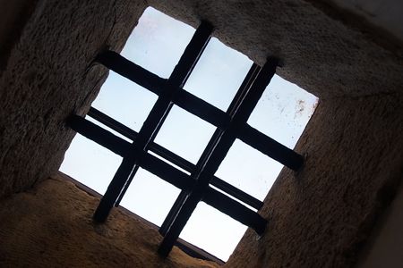 Dungeon in the Belim tower. Lisbon, Portugal.の写真素材