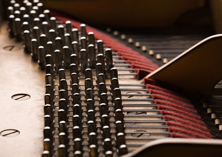 various details inside of grand piano various details inside of grand piano