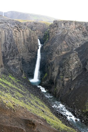 Iceland waterfallの写真素材
