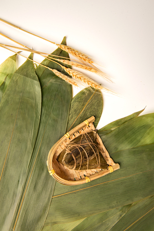 Chinese traditional festivals of Dragon Boat Festival and zongziの写真素材