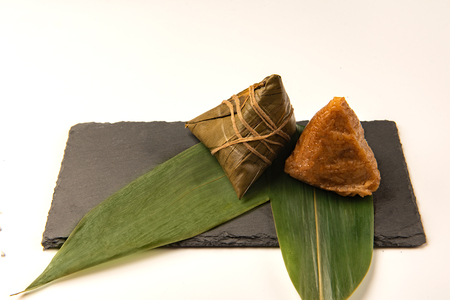 Chinese traditional festivals of Dragon Boat Festival and zongziの写真素材