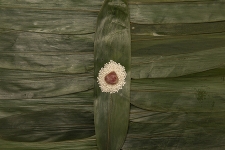 Chinese traditional festivals of Dragon Boat Festival and zongziの写真素材