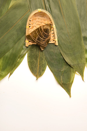 Chinese traditional festivals of Dragon Boat Festival and zongziの写真素材