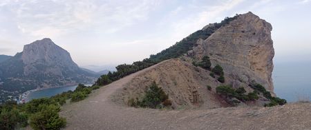 Coastline and rocksの写真素材