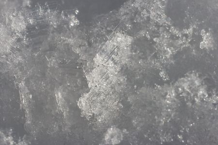 Winter snow surface texture