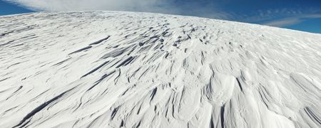 Mountain top panorama view on sky with cloud background の写真素材