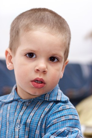 attentive small boy (portrait)