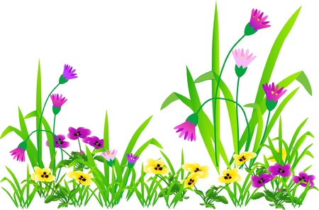 Spring flowersのイラスト素材