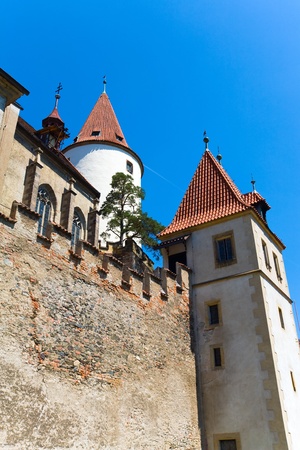 Historic medieval Krivoklat Castle in Czech Republic ( central Bohemia, near Prague )のeditorial素材