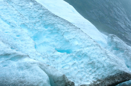 Cloudy view to Svartisen Glacier (Meloy, Norway)