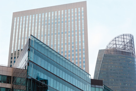 PARIS, FRANCE - March 27, 2014: Skyscrapers of La Defense -Modern business and residential area in the near suburbs of Paris, France.のeditorial素材