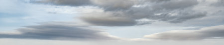 More delicate and precisely processing of my old popular sky with clouds background. This variant is more convenient for replacing the sky in your photos, and more suitable for further processing.の写真素材