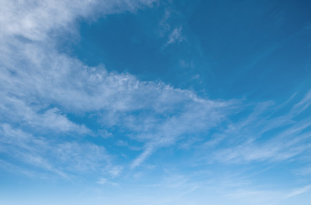 More delicate and precisely processing of my old popular sky with clouds background. This variant is more convenient for replacing the sky in your photos, and more suitable for further processing.の写真素材
