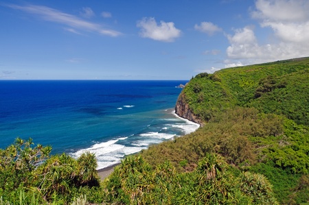 Panoramic view of the Hokala Coast of Hawaii