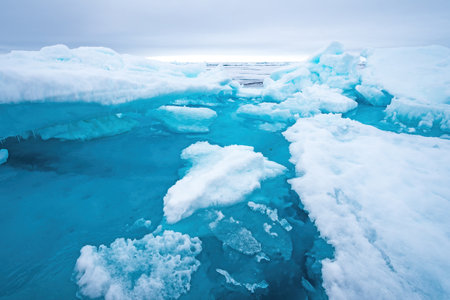 Dramatic Colors in the Midst of the Pack Ice North of the 83rd Parallel