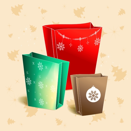 Christmas greeting card, vector illustrationのイラスト素材