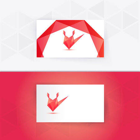 Abstract blank name card template for business artwork. eps 10のイラスト素材