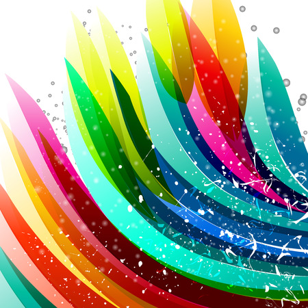 Creative template background. Abstract elements concept, vector illustrationのイラスト素材