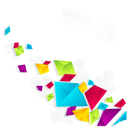 Creative template background. Abstract elements concept, vector illustrationのイラスト素材