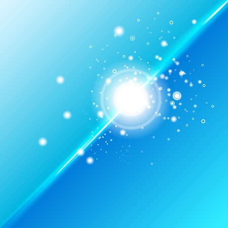 Abstract geometric gems and crystals glowing background with sparks and shining lines.のイラスト素材