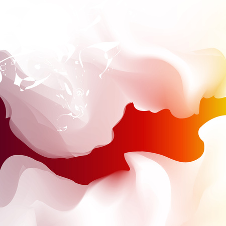 Vector minimal curve wave set background with shadow and space for textのイラスト素材