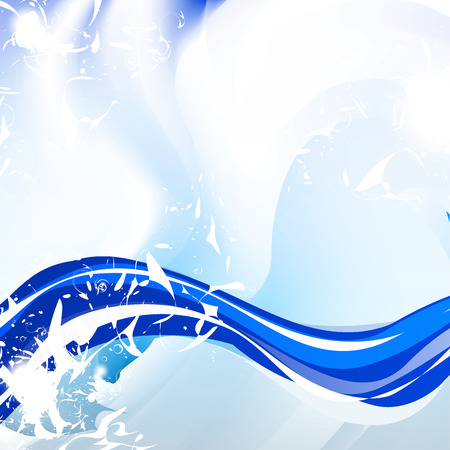 Vector minimal curve wave set background with shadow and space for textのイラスト素材