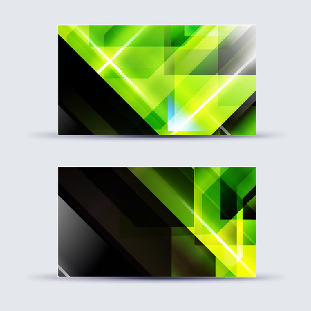 Abstract blank name card template for business artwork.のイラスト素材