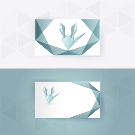 Abstract blank name card template for business artwork. eps 10のイラスト素材