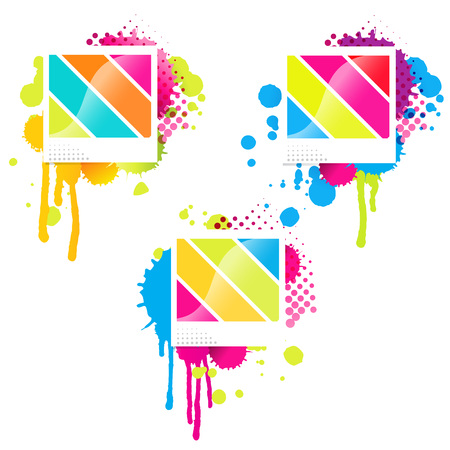 Photo snapshot vector illustration eps 10のイラスト素材