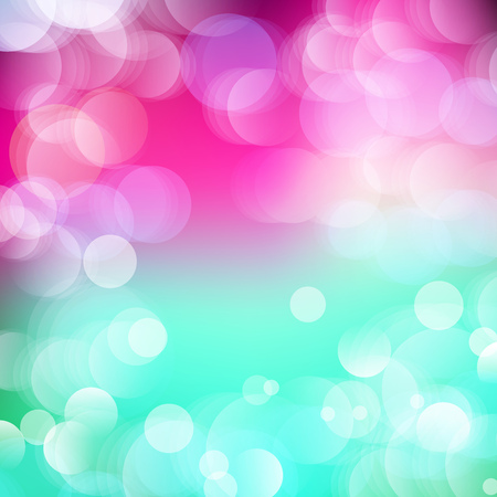 Vector abstract defocused bokeh lights background. Festive blurred background with bokeh effect for parties, nightlife night club.のイラスト素材