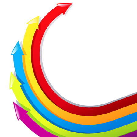 Abstract Arrow background element vector design. Simple vector background template layout, cover design annual report, with geometry elements, triangles, arrows, square, polygons.のイラスト素材