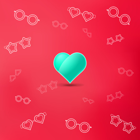 Summer vacation and travel background. Vector Illustration, Graphic Designのイラスト素材