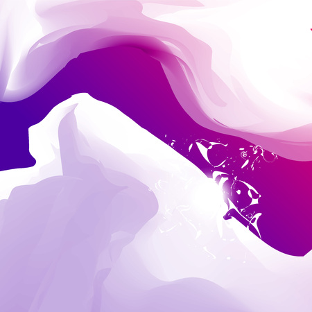 Vector minimal curve wave set background with shadow and space for textのイラスト素材